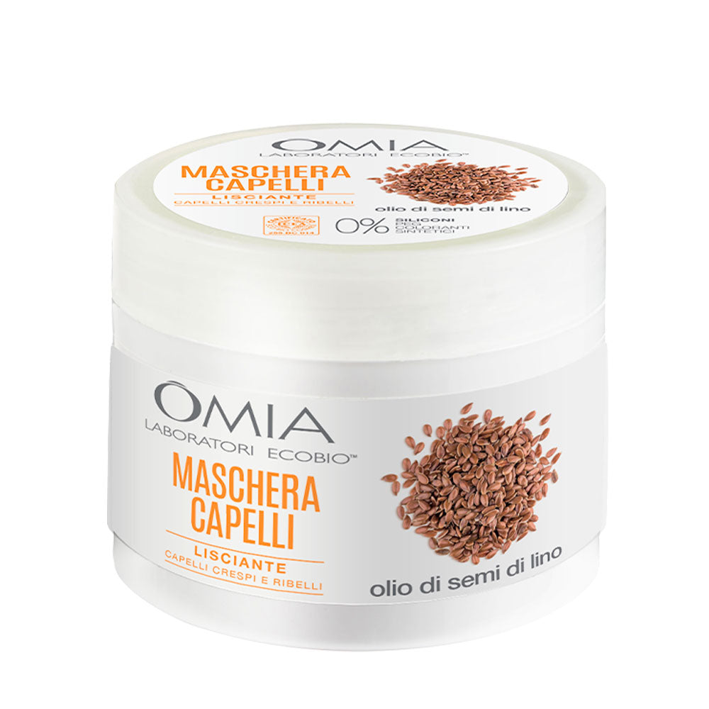 OMIA - MASCHERA CAPELLI OLIO SEMI DI LINO - 250 ML