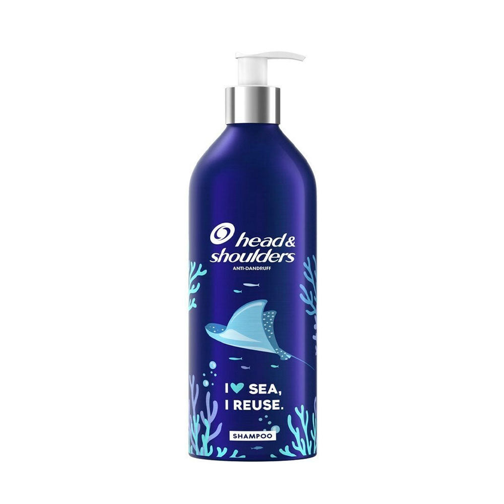 HEAD & SHOULDERS - I LOVE SEA I REUSE SHAMPOO CON DOSATORE ANTIFORFORA - 430ML