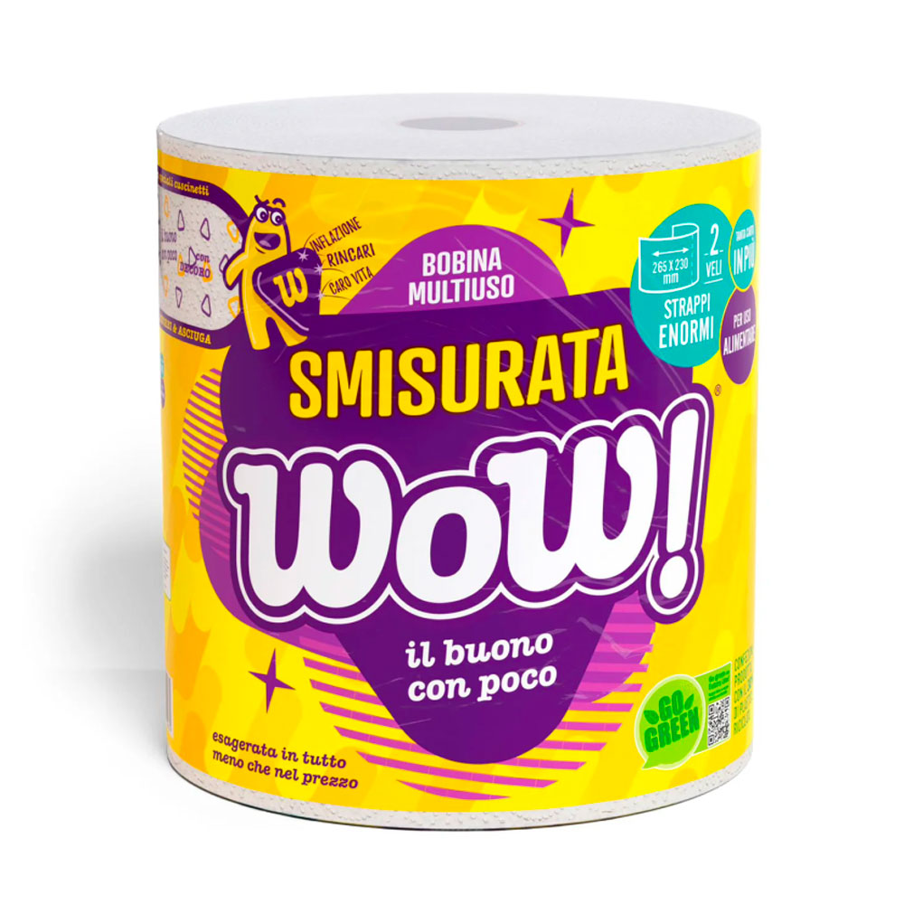 WOW BOBINA CARTA SMISURATA - ROTOLONE EXTRA LARGE