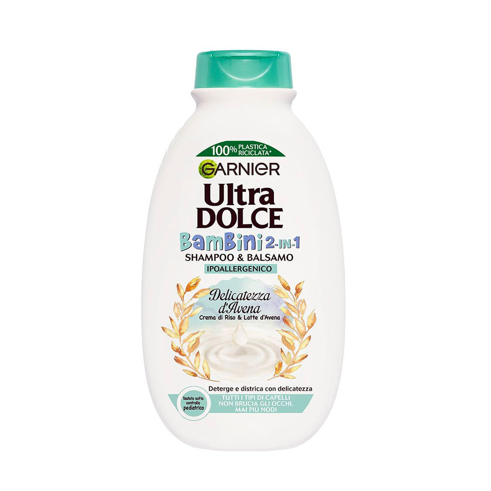 GARNIER - ULTRA DOLCE BAMBINI 2 IN 1 SHAMPOO E BALSAMO DELICATEZZA D'AVENA - 250ML