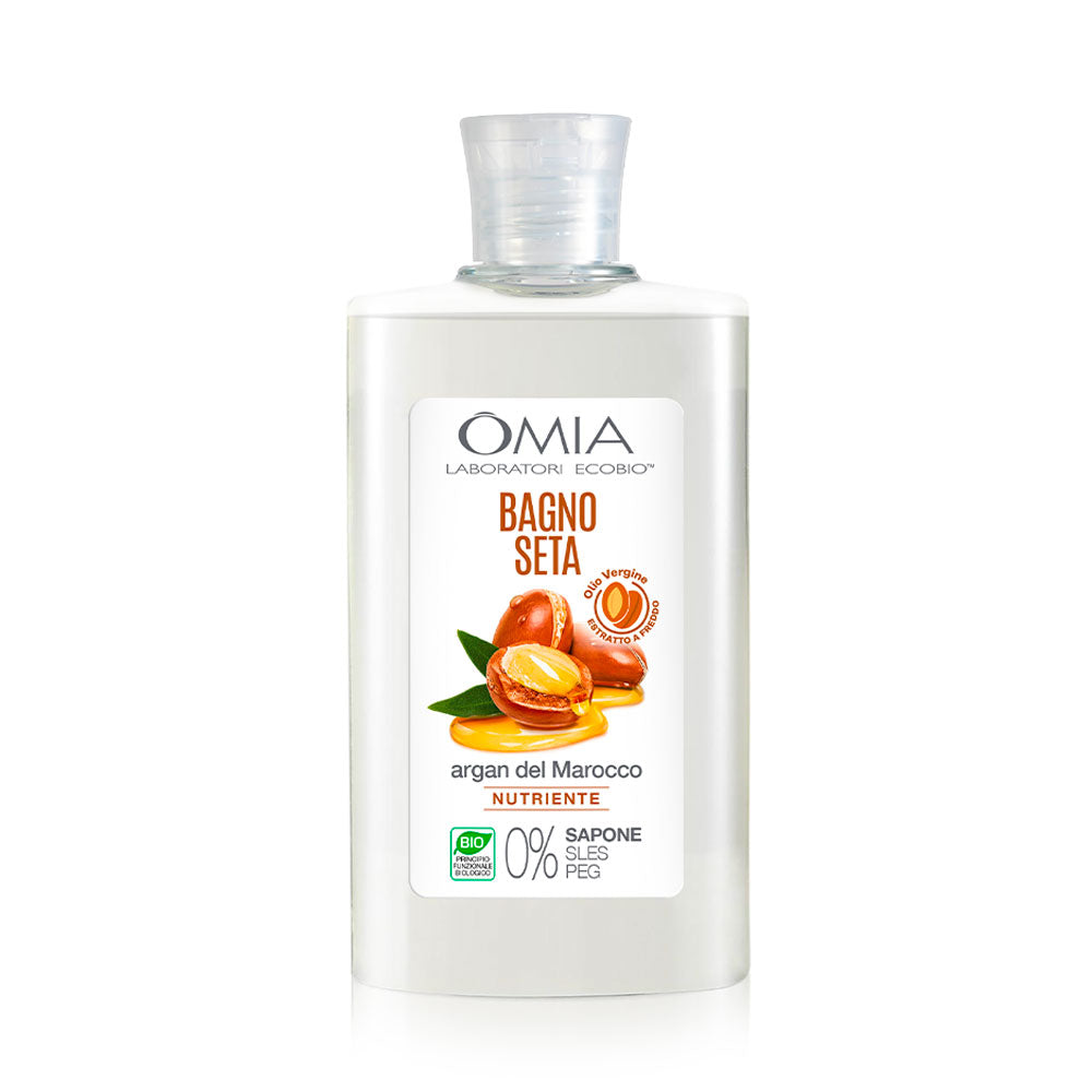 OMIA - BAGNOSCHIUMA BAGNO SETA CON ARGAN DEL MAROCCO - 400 ML