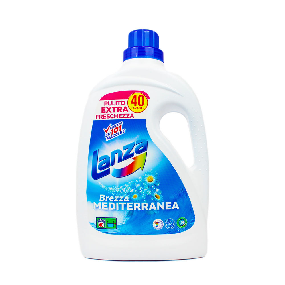 LANZA - DETERSIVO LIQUIDO LAVATRICE BREZZA MEDITERRANEA - 40 LAVAGGI