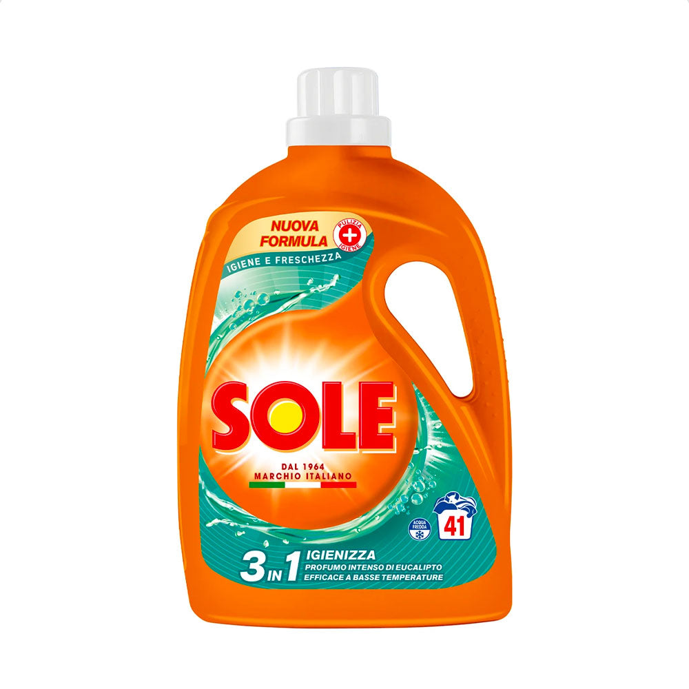 SOLE - DETERSIVO LIQUIDO LAVATRICE  IGIENE E FRESCHEZZA - 41 LAVAGGI