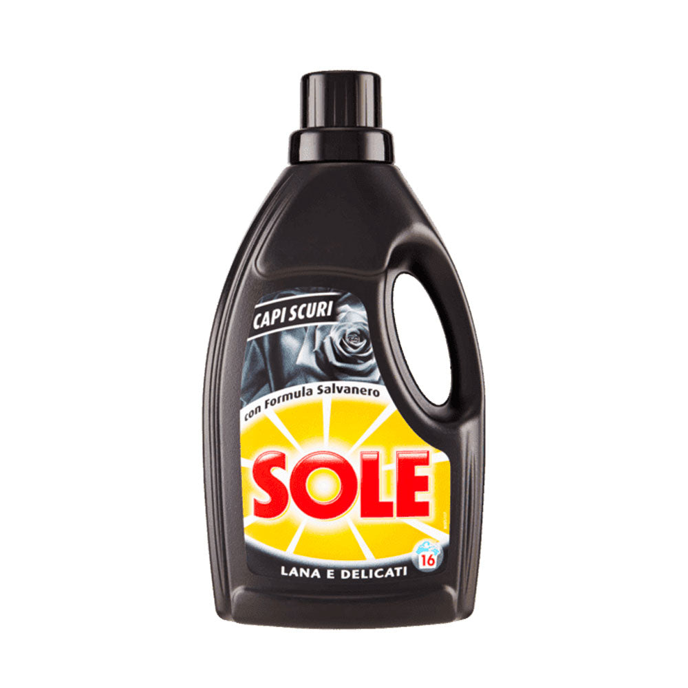 SOLE - DETERSIVO LIQUIDO LAVATRICE CAPI DELICATI CAPI SCURI - 16 LAVAGGI
