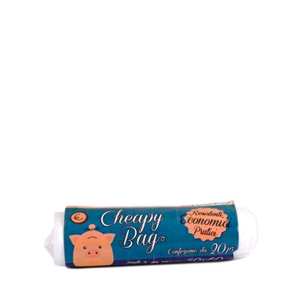 CHEAPY BAG - SACCHI PER RACCOLTA TRASPARENTE 50x60