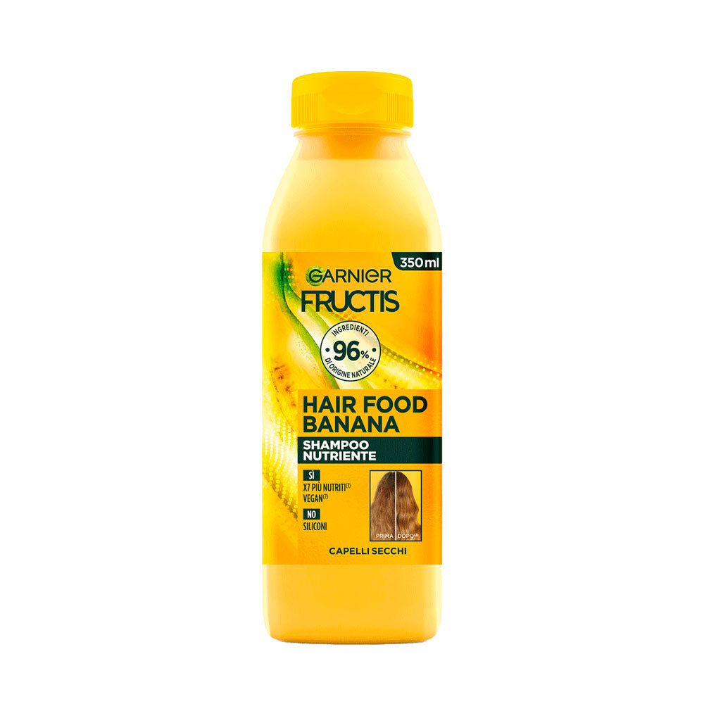 GARNIER - FRUCTIS HAIR FOOD BANANA SHAMPOO NUTRIENTE – 350ML