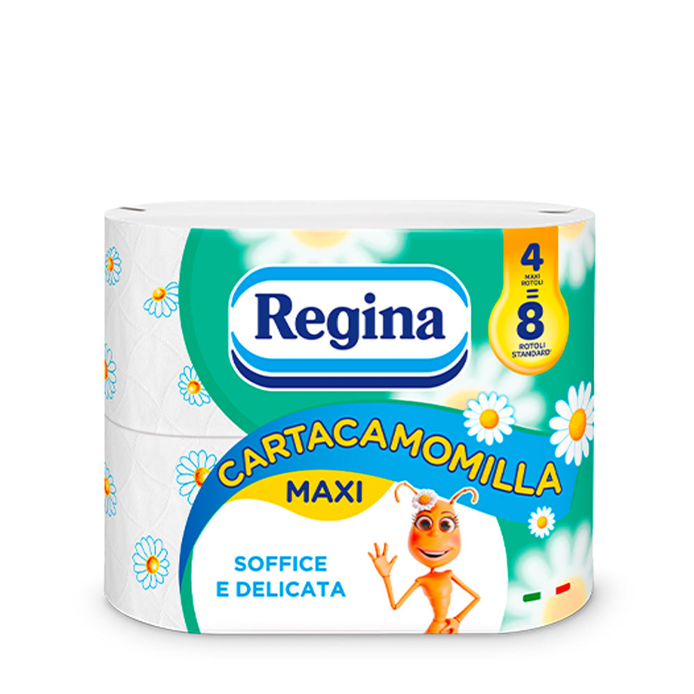 REGINA - CARTACAMOMILLA MAXI ROTOLI CARTA IGIENICA - 4PZ