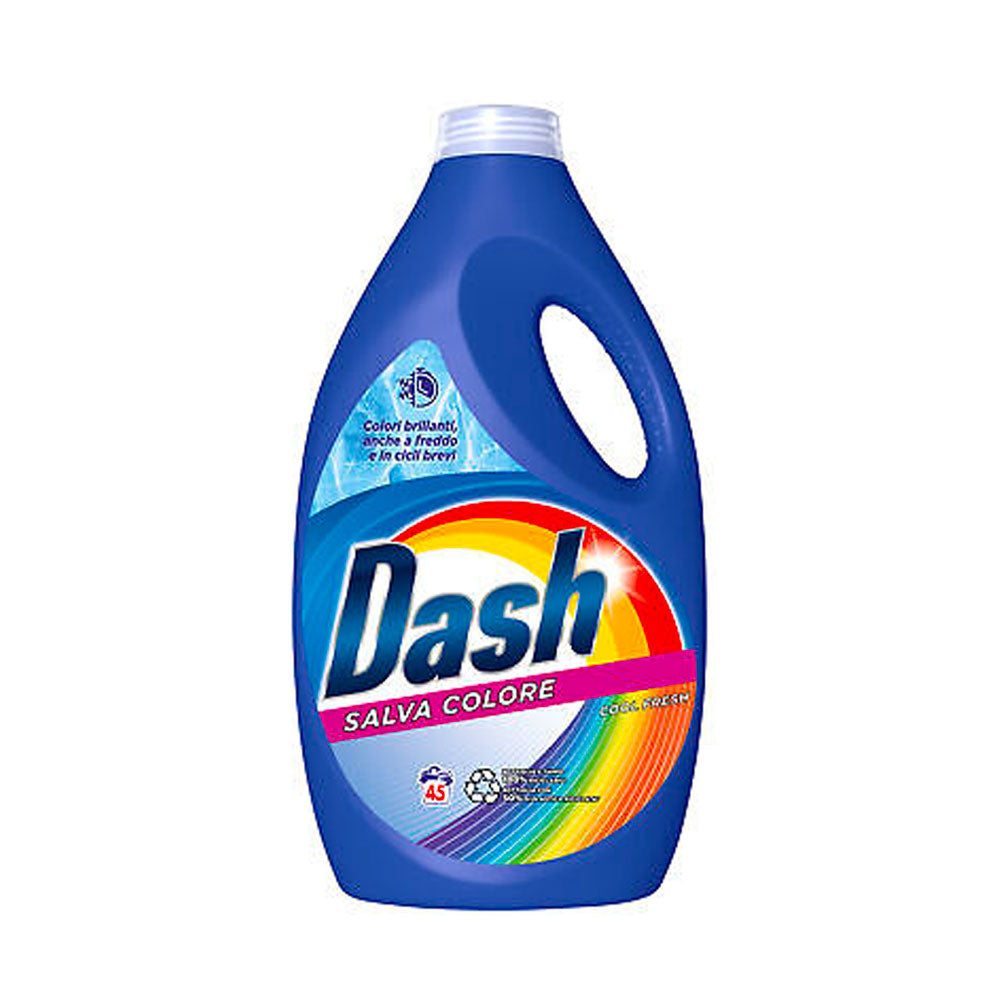 DASH - DETERSIVO LAVATRICE LIQUIDO SALVA COLORE 45 LAVAGGI