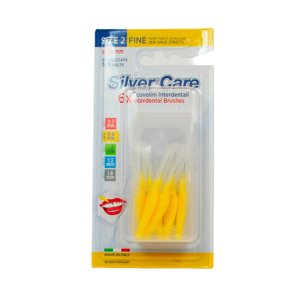 SILVER CARE - SILVER CARE SCOVOLINO INTERDENTALE FINE 6 PEZZI mm 0,9