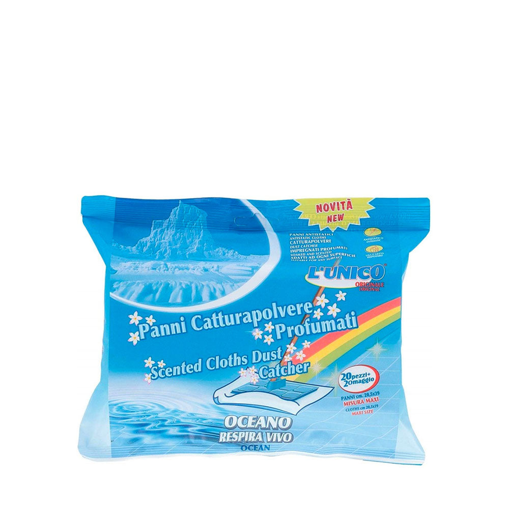 L'UNICO ORIGINALE - PANNO CATTURAPOLVERE PROFUMATO OCEANO - 20PZ