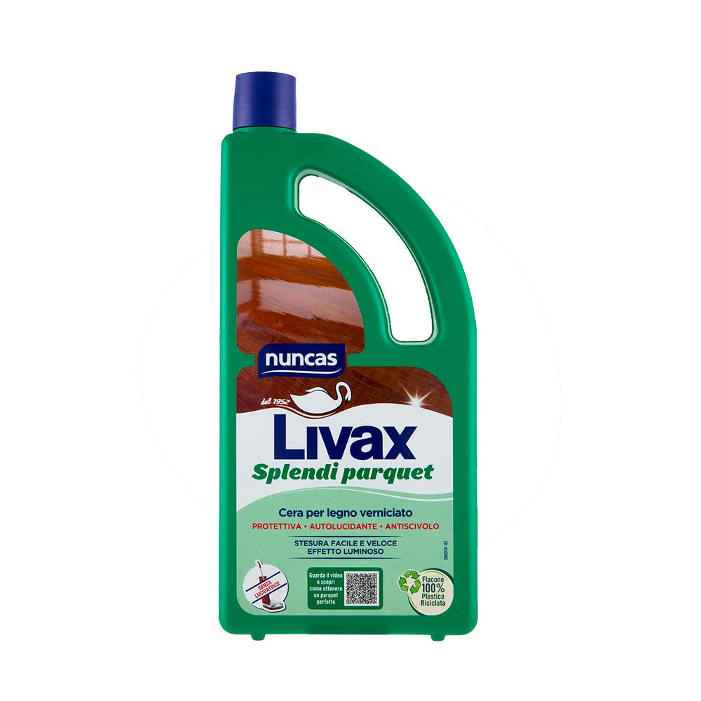 NUNCAS - LIVAX CERA PROTETTIVA SPLENDI PARQUET PAVIMENTI IN LEGNO - 1000ML
