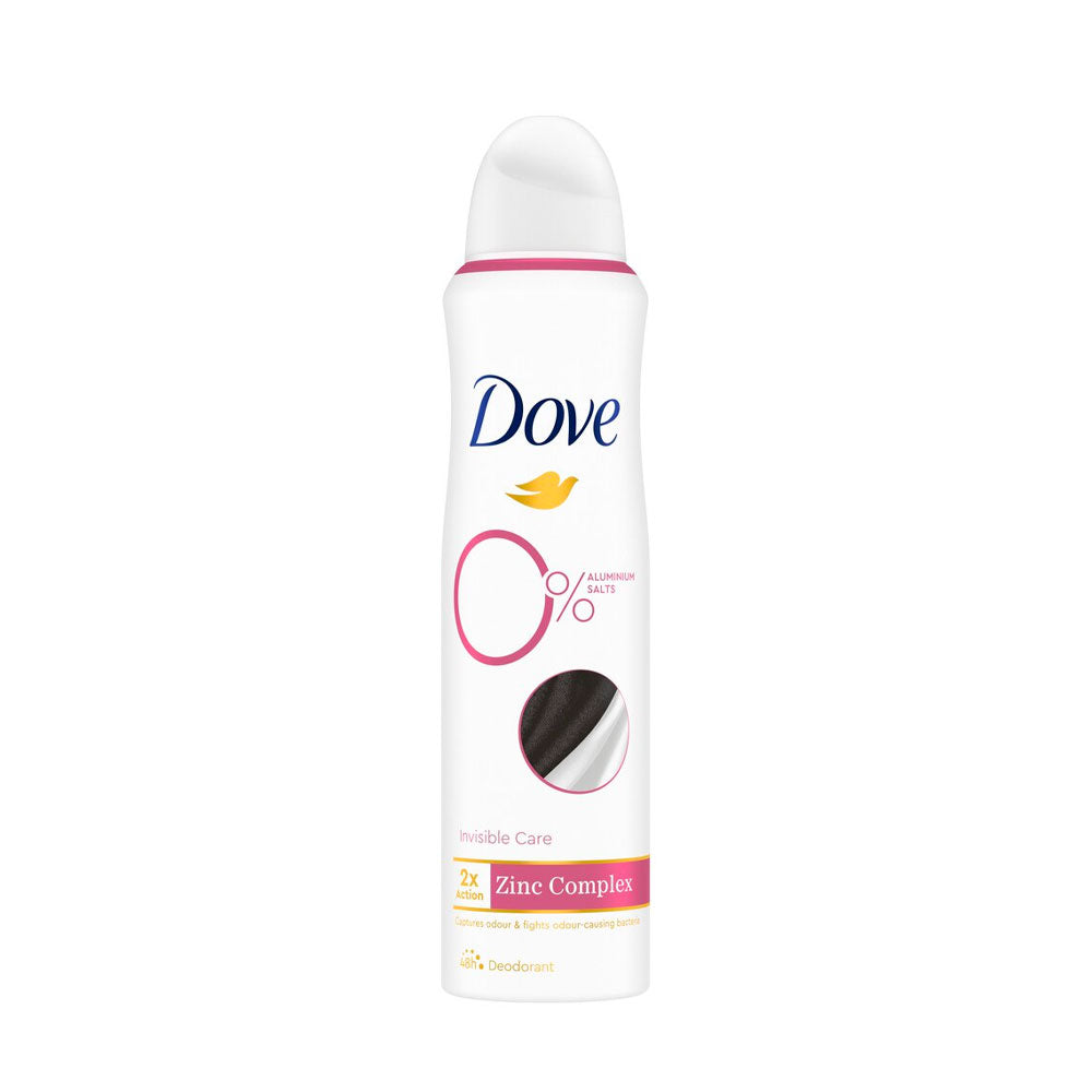 DOVE - DEODORANTE SPRAY 0% INVISIBLE CARE 150ml