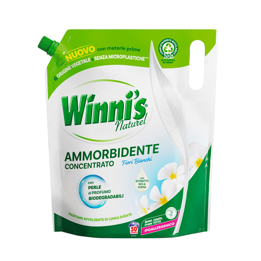 WINNI'S AMMORBIDENTE CONCENTRATO ECO-RICARICA - FIORI BIANCHI - 1250 ML