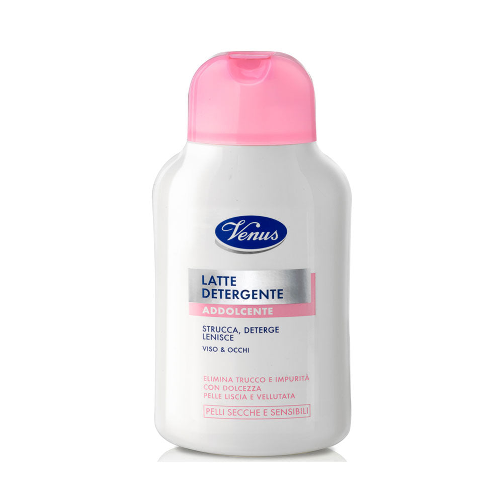 VENUS - LATTE DETERGENTE ADDOLCENTE VISO E OCCHI PELLI SECCHE E SENSIBILI - 200 ML