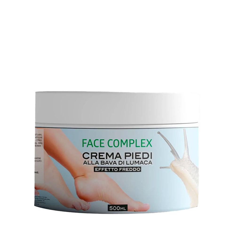 FACE COMPLEX - CREMA PIEDI BAVA DI LUMACA EFFETTO FREDDO - 500ML
