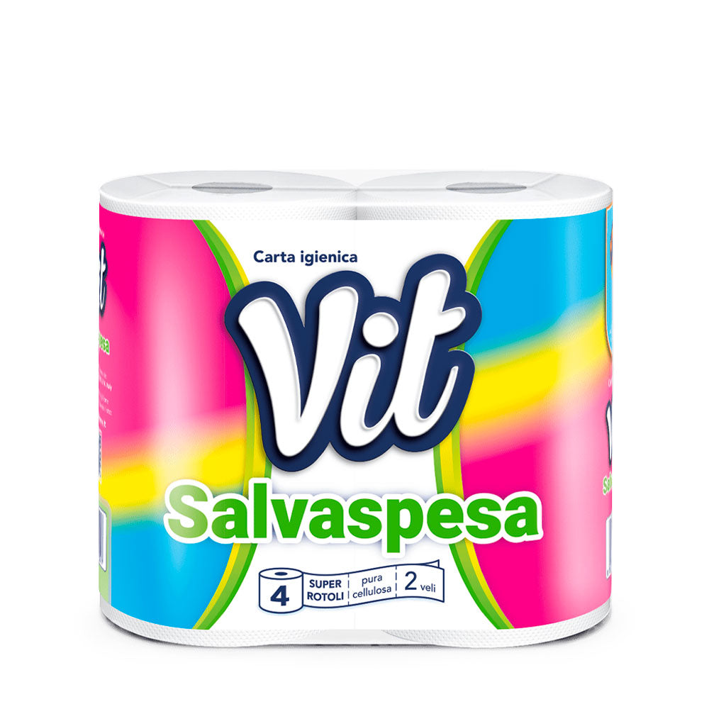 VIT - SALVASPESA CARTA IGIENICA  - 4 SUPER ROTOLI