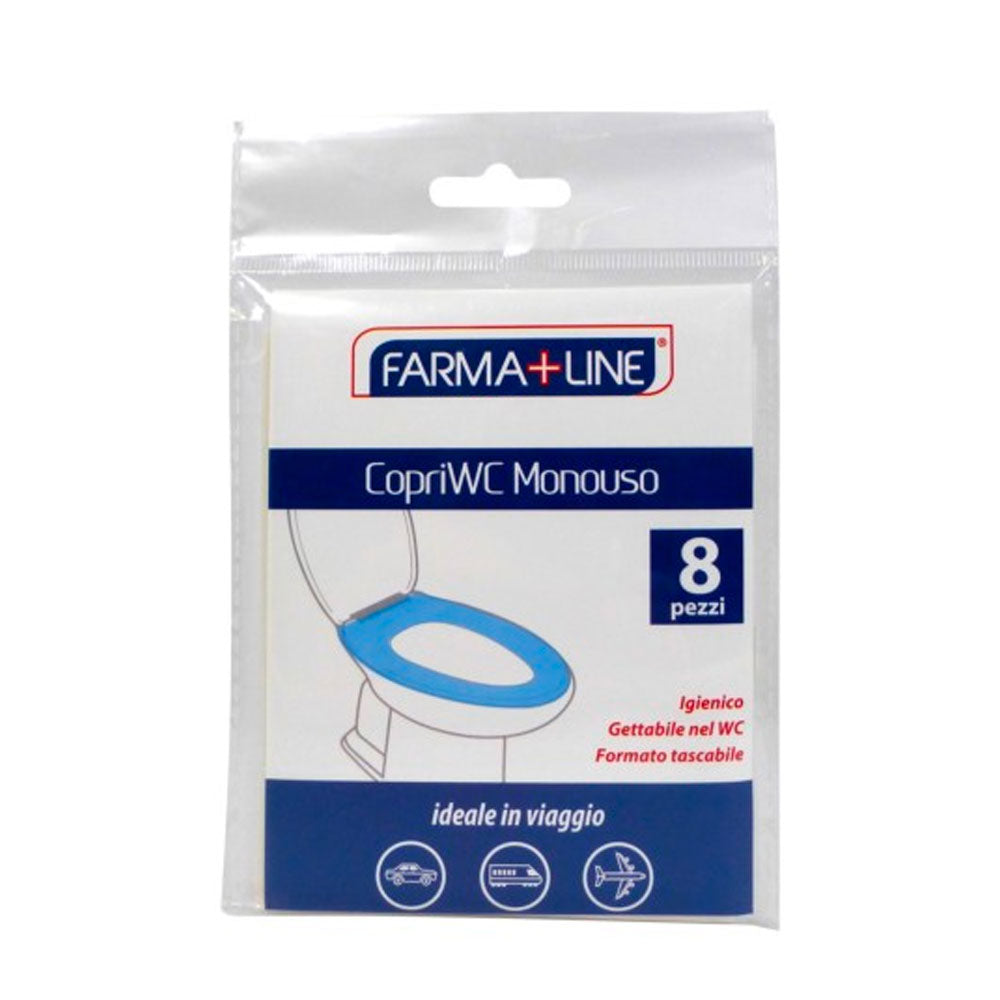FARMA+LINE - COPRI WC MONOUSO DA VIAGGIO - 8PZ