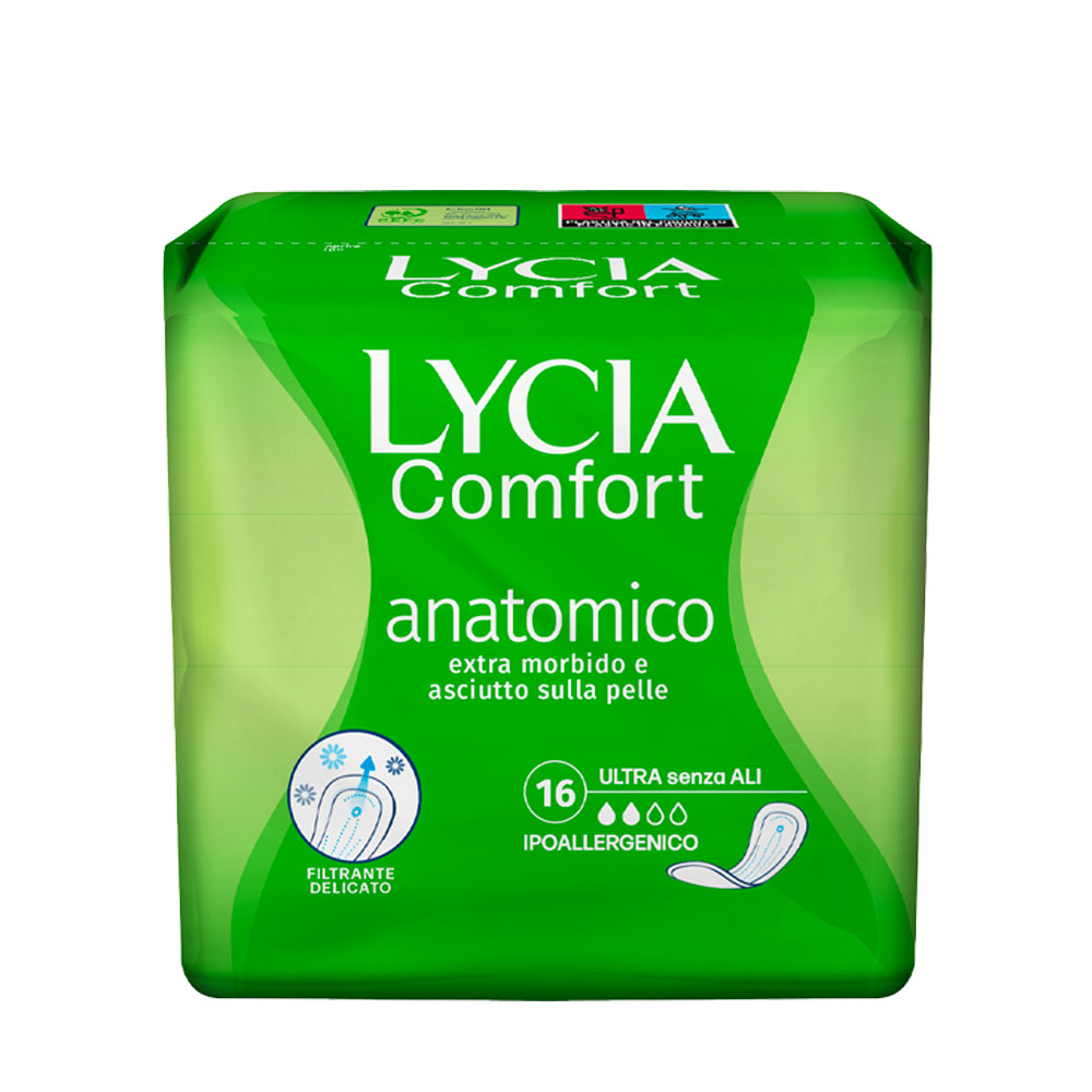 LYCIA - COMFORT ASSORBENTI DONNA GIORNO ANATOMICO - 16PZ