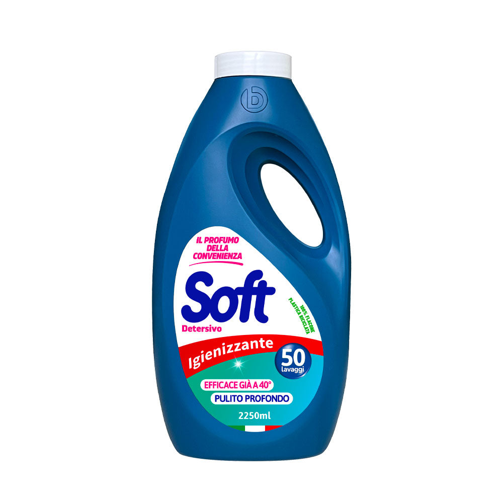 SOFT - DETERSIVO LIQUIDO LAVATRICE IGIENIZZANTE - 50 LAVAGGI