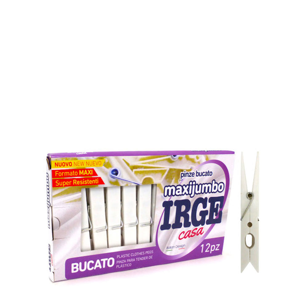 IRGE - PINZE BUCATO MAXIJUMBO - 12PZ