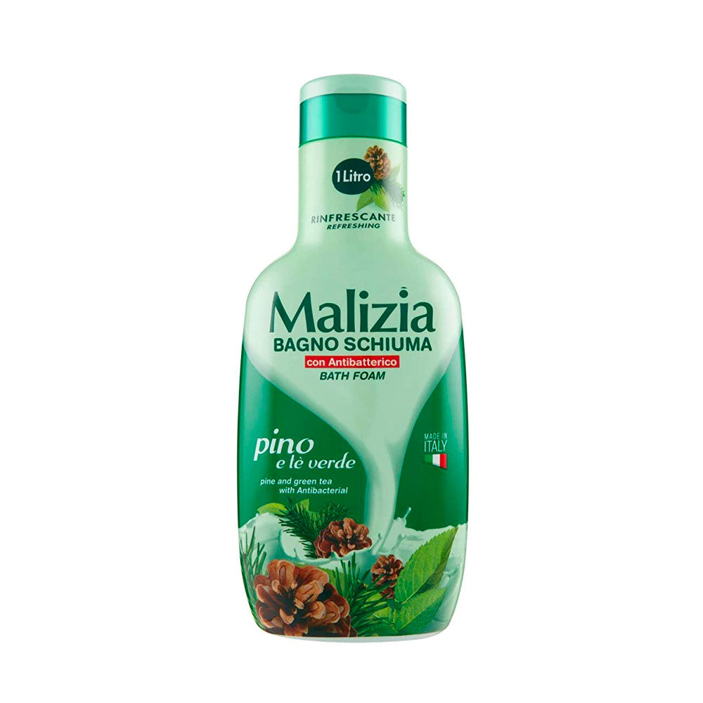 MALIZIA - BAGNO SCHIUMA PINO E TE' VERDE - 1L