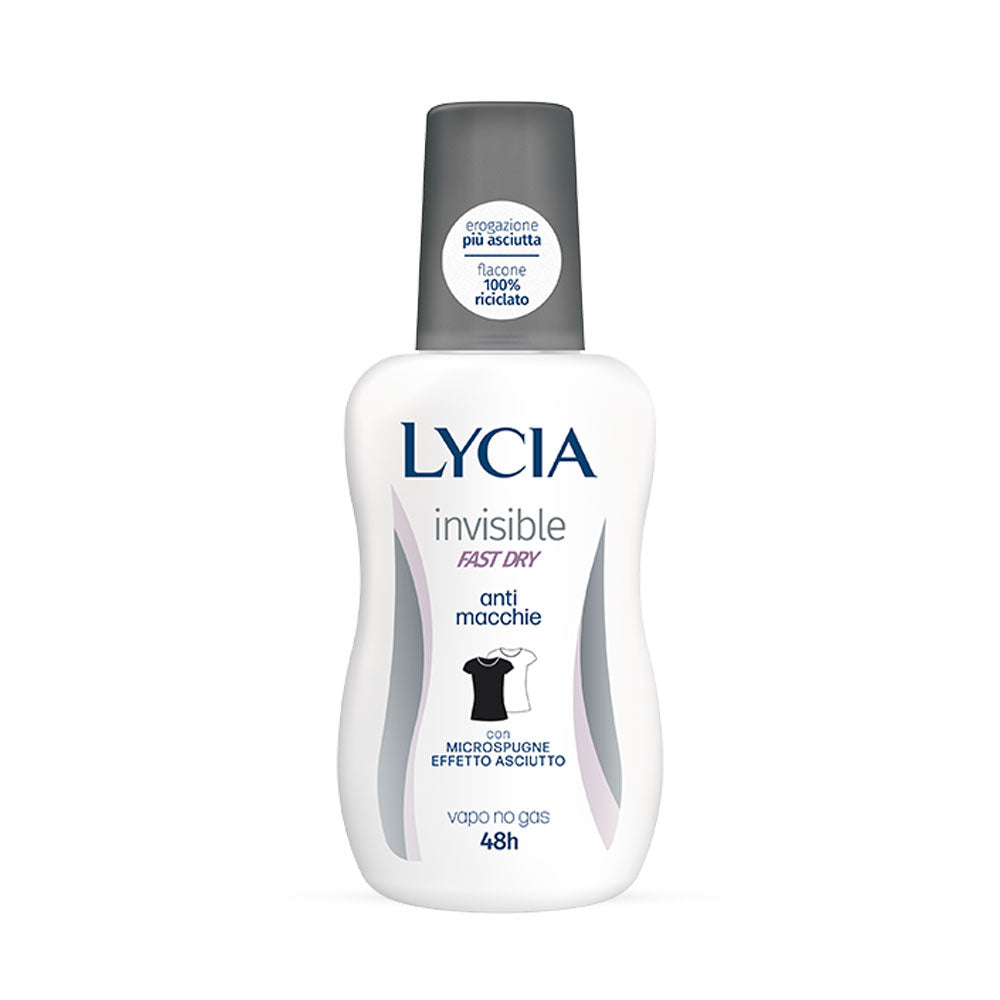 LYCIA DEODORANTE VAPO - INVISIBLE FAST DRY - ANTI MACCHIE - 75ML