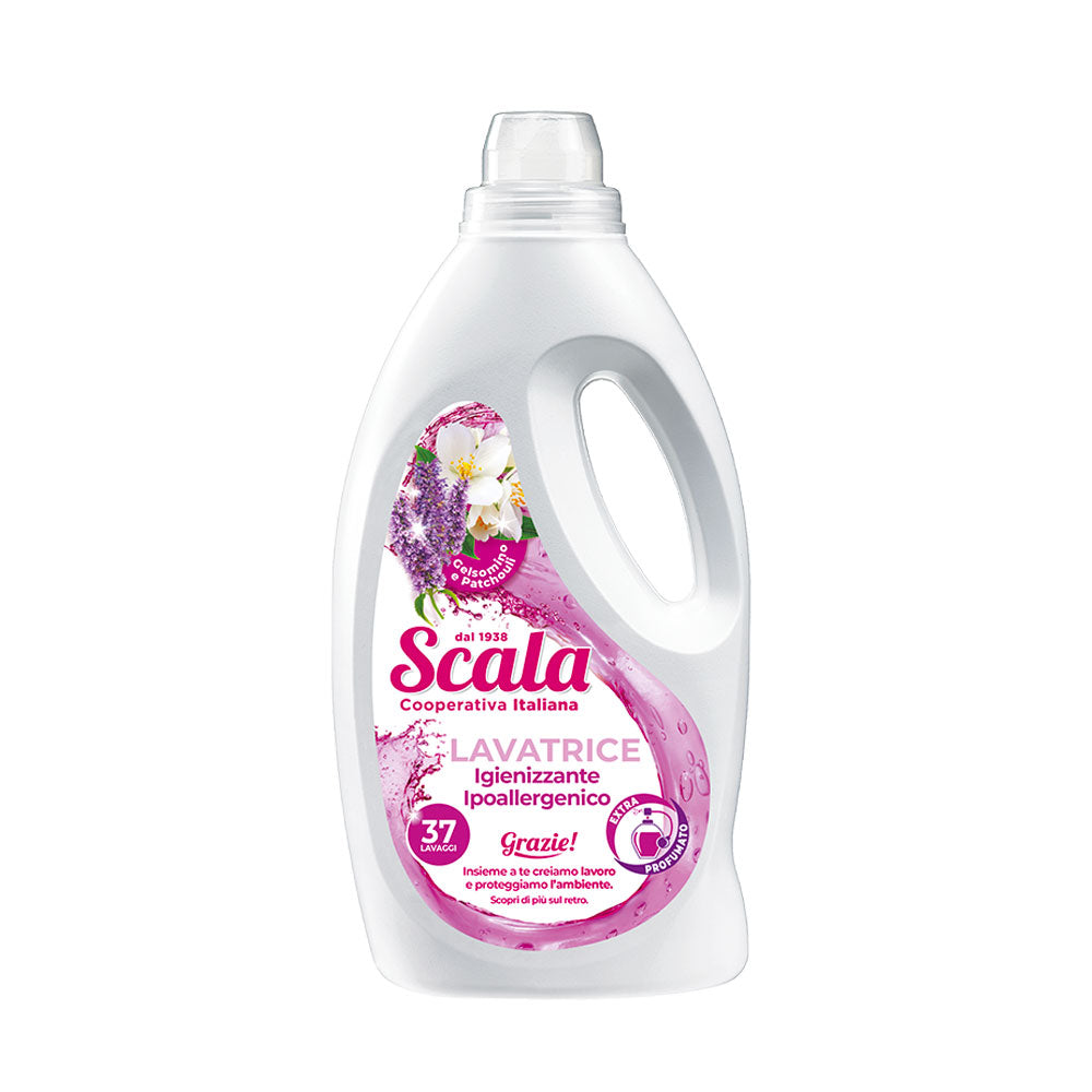 SCALA - DETERSIVO LIQUIDO LAVATRICE IGIENIZZANTE GELSOMINO E PATCHOULI - 37 LAVAGGI