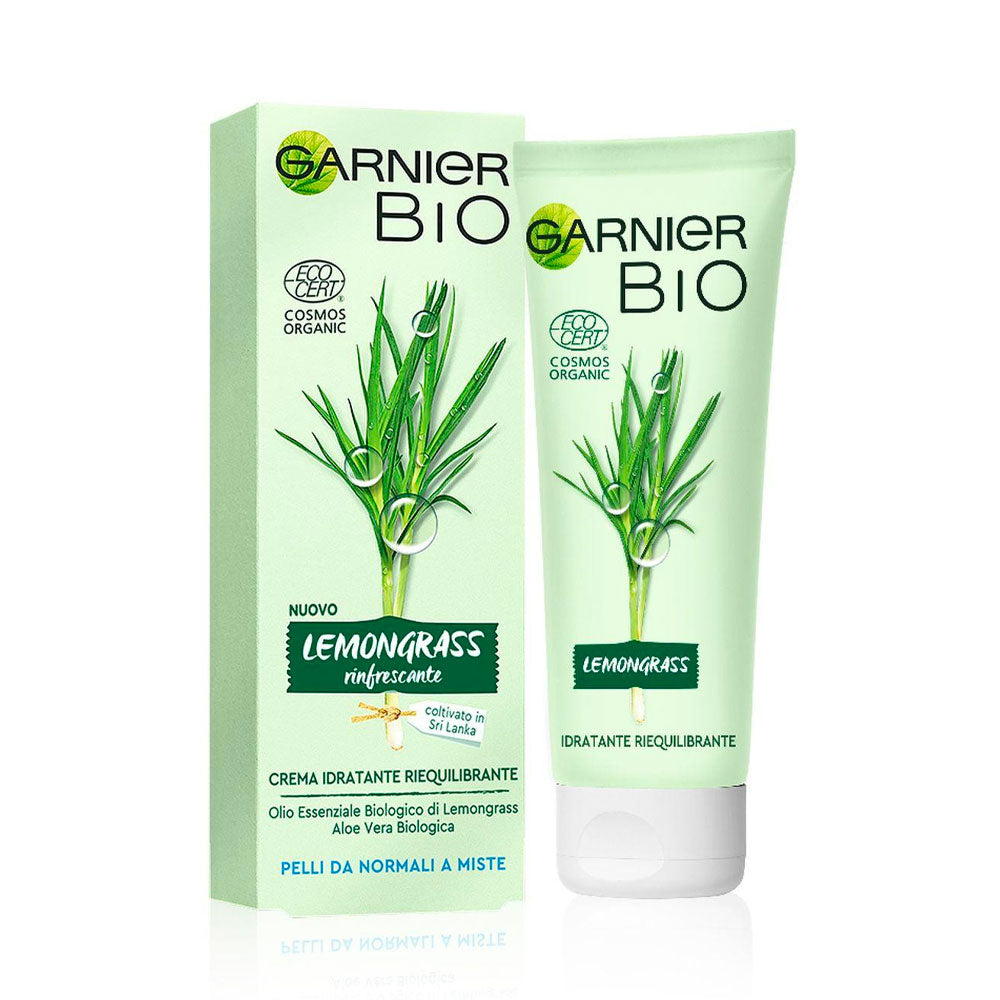 GARNIER - BIO CREMA IDRATANTE RIEQUILIBRANTE LEMONGRASS RINFRESCANTE - 50ML