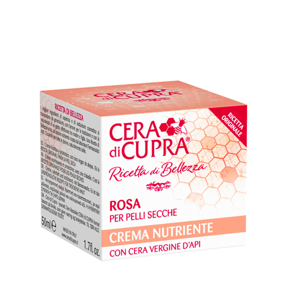 CERA DI CUPRA RICETTA DI BELLEZZA CREMA VISO ANTIRUGHE ROSA 50ml