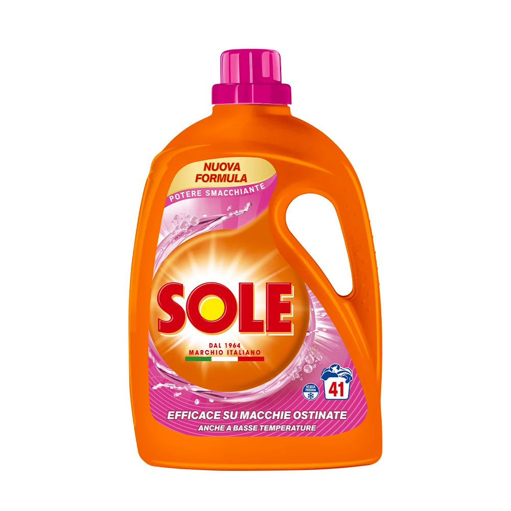 SOLE - DETERSIVO LIQUIDO LAVATRICE POTERE SMACCHIANTE - 41 LAVAGGI