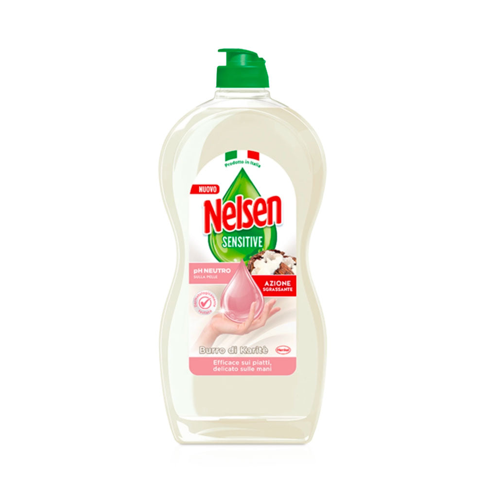 NELSEN - SENSITIVE DETERSIVO PIATTI BURRO DI KARITE' - 850ML