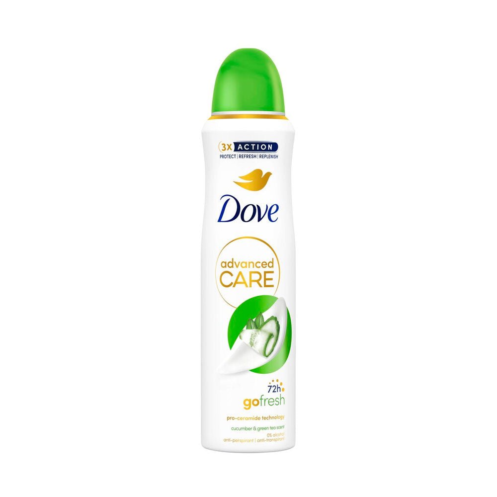 DOVE ADVANCED CARE GO FRESH DEODORANTE SPRAY 72h CON CETRIOLO E TE' VERDE 200ml