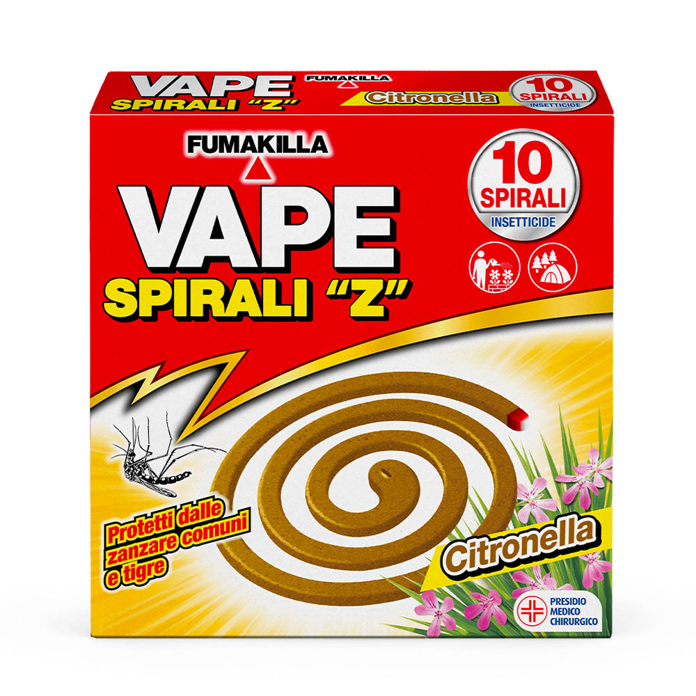 FUMAKILLA - VAPE SPIRALI "Z" INSETTICIDE - 10PZ