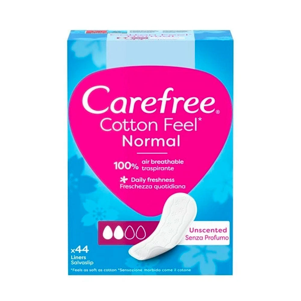 CAREFREE COTTON FEEL NORMAL ASSORBENTI DONNA SALVASILP 40+4pz