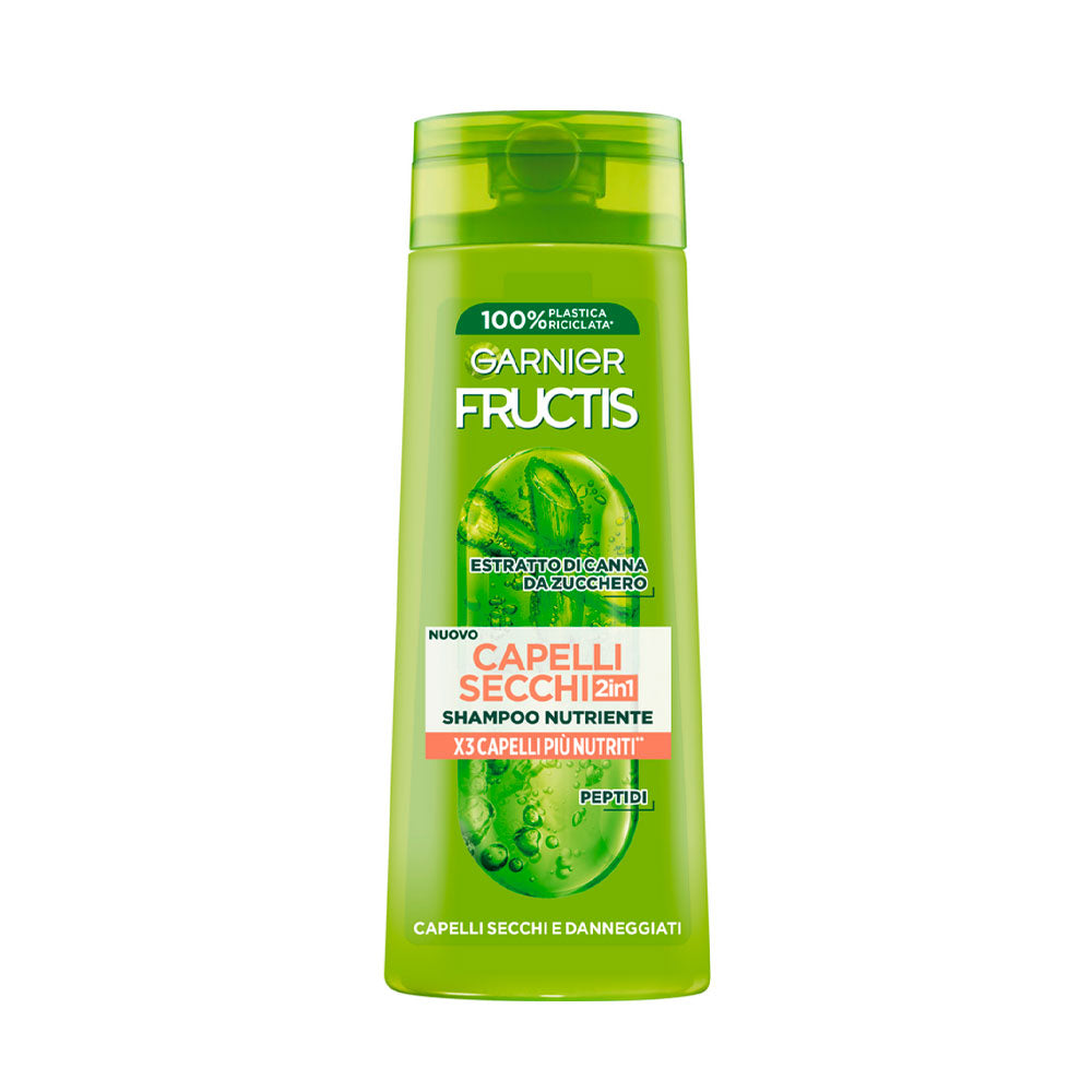 GARNIER - FRUCTIS CAPELLI SECCHI 2IN1 SHAMPO NUTRIENTE - 250 ML
