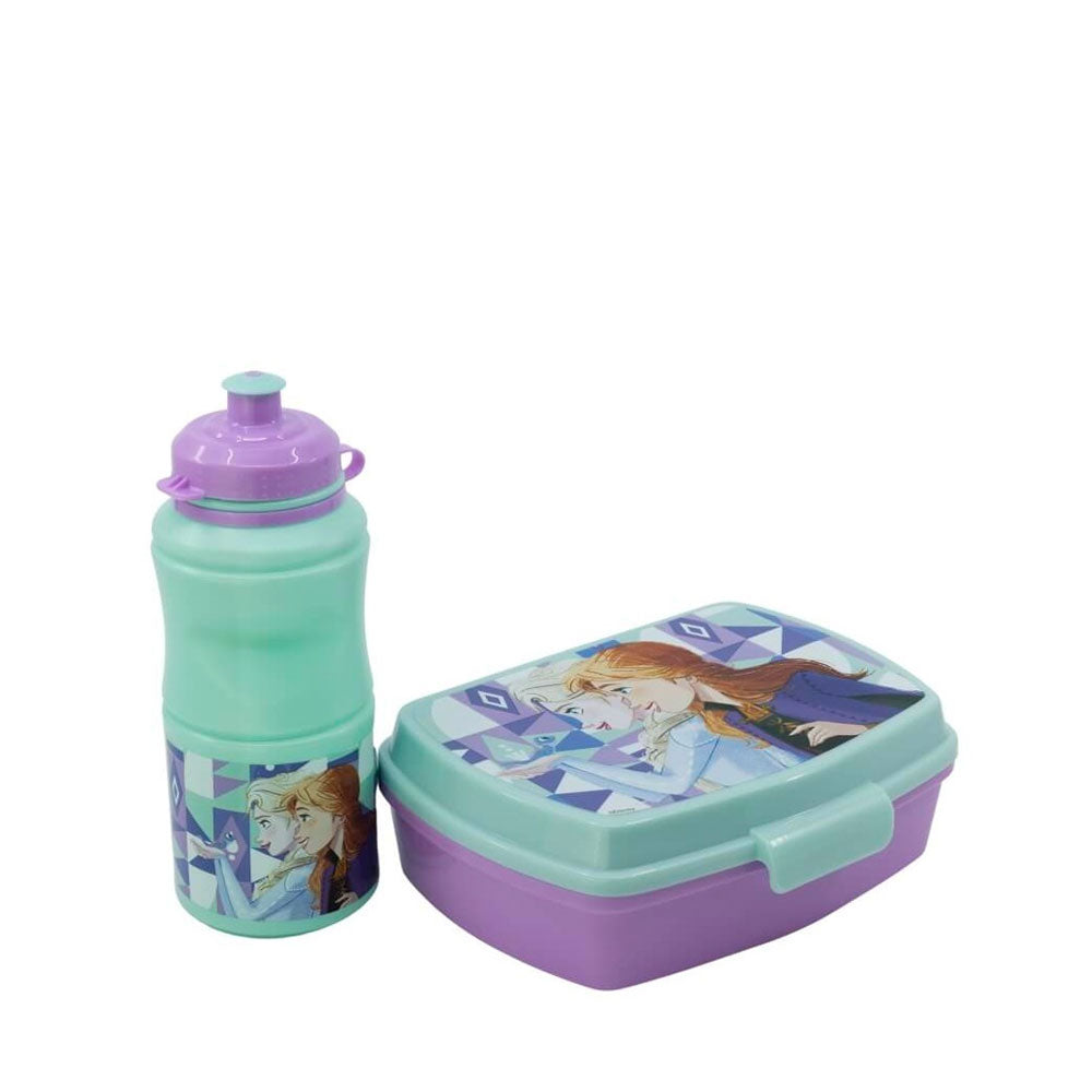 COLZANI GIFT BOX DISNEY SET BORRACCIA E SANDWICH BOX IN PLASTICA FROZEN