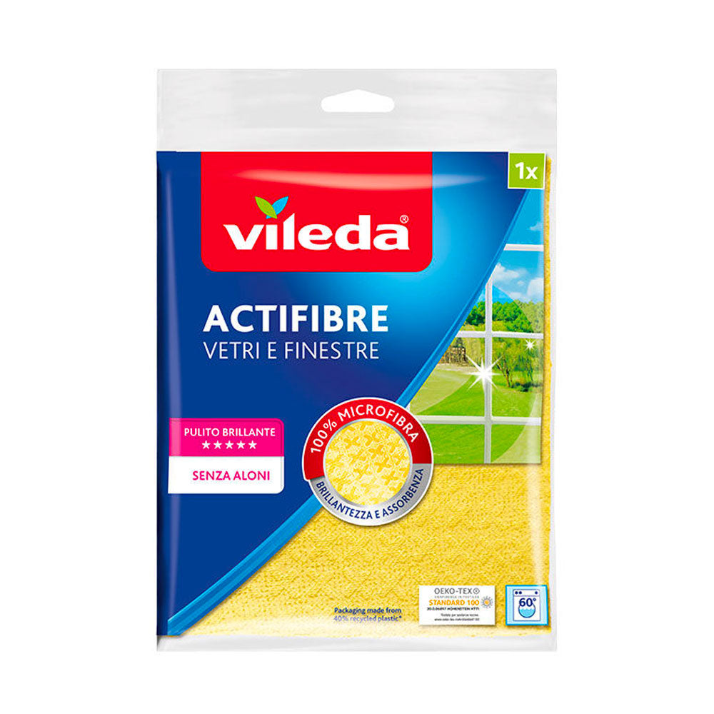 VILEDA - PANNO ACTIFIBRE VETRI E FINESTRE - 1PZ
