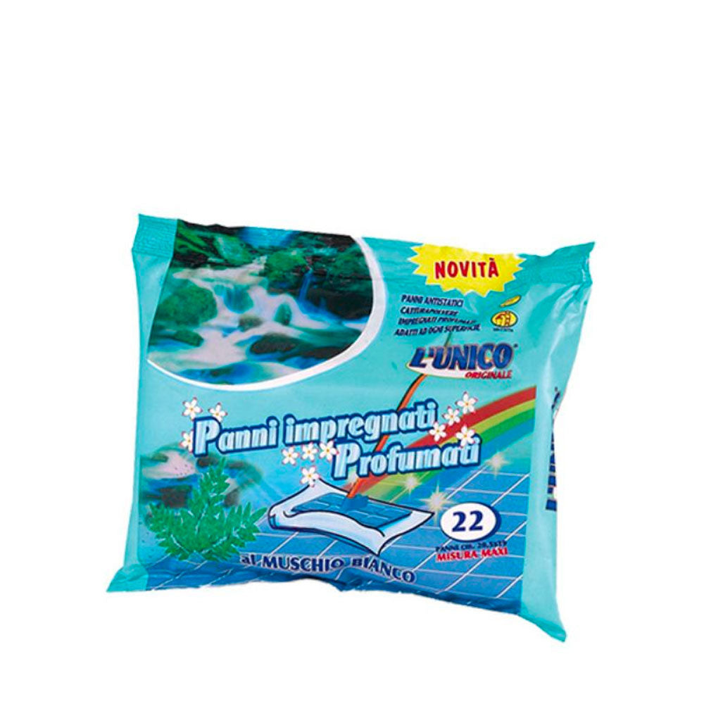 L'UNICO ORIGINALE - PANNO CATTURAPOLVERE PROFUMATO MUSCIO BIANCO - 22PZ