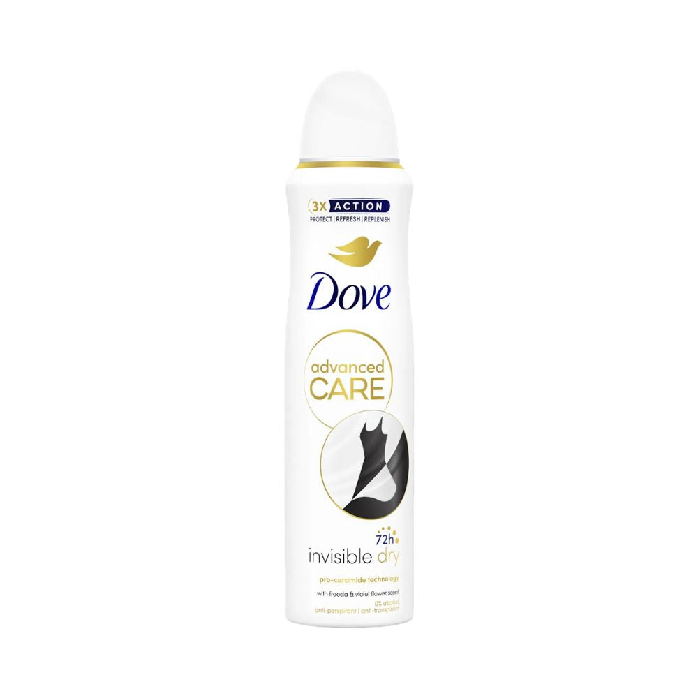 DOVE DEODORANTE SPRAY INVISIBLE DRY ADVANCED CARE 150 ML