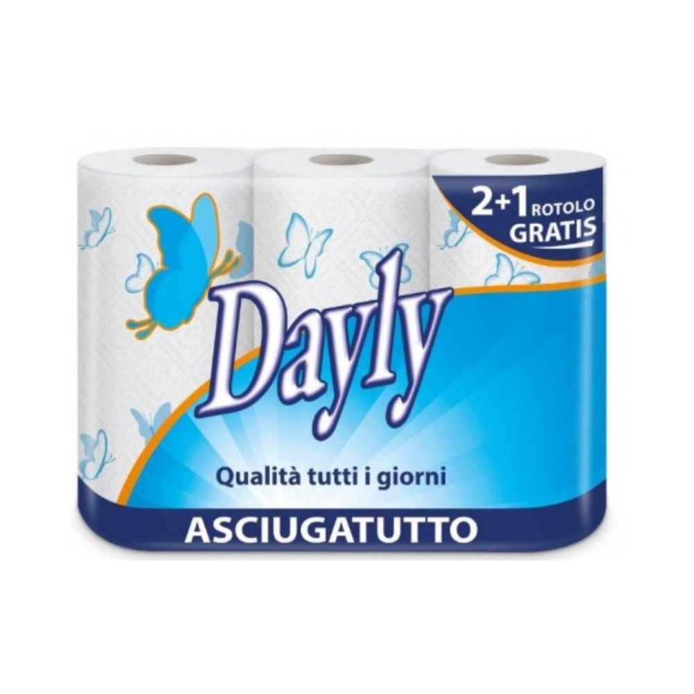 DAYLY - ASCIUGATUTTO ROTOLO 2 VELI 3pz