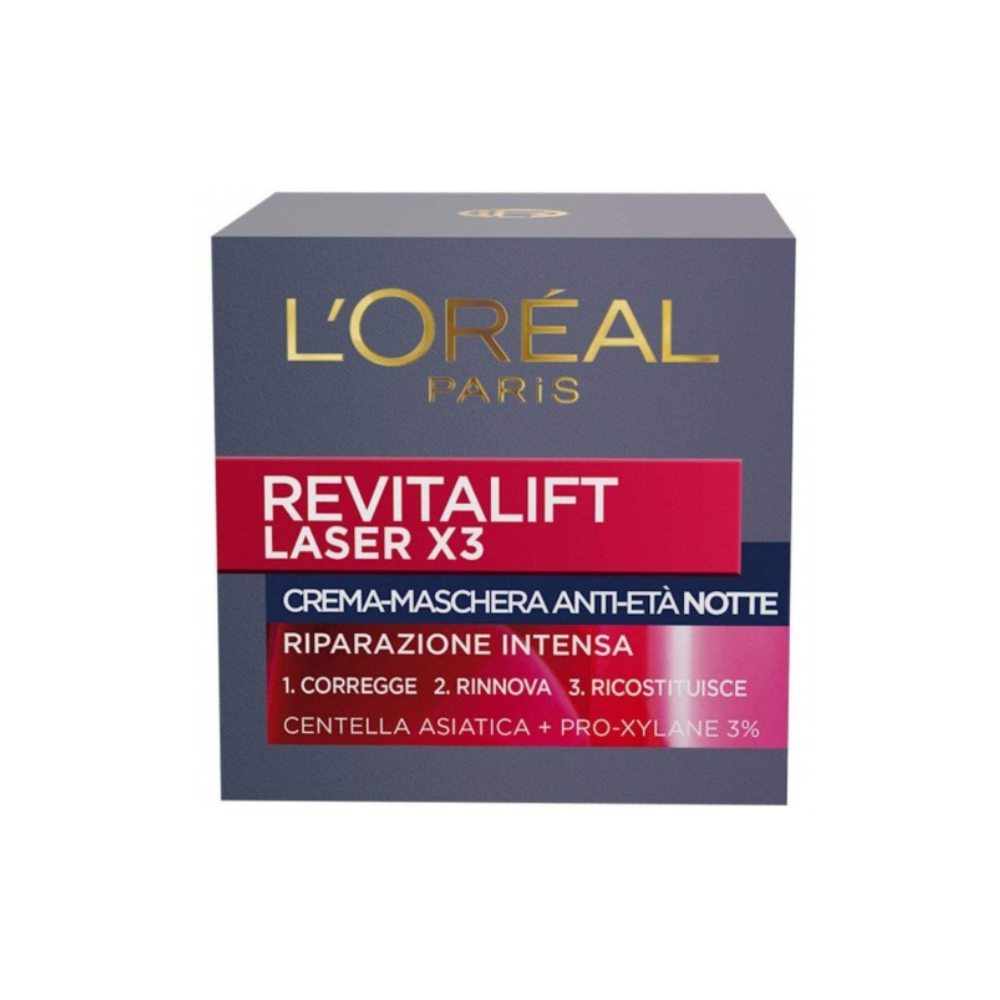 L'OREAL CREMA VISO REVITALIFT LASER X3 NOTTE 50 ML