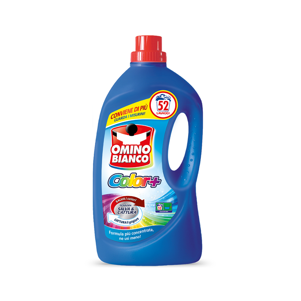 OMINO BIANCO - DETERSIVO LIQUIDO LAVATRICE COLOR+ 56 LAVAGGI
